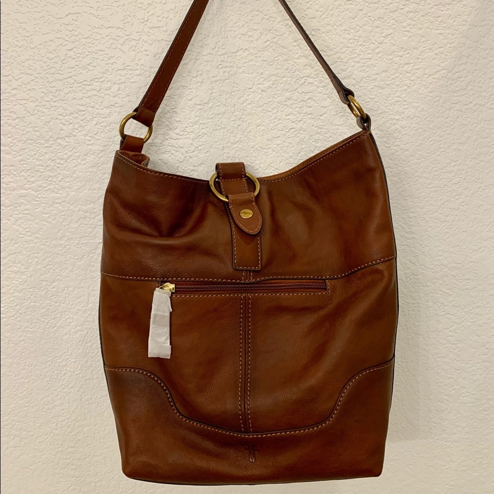 Frye Leather Ring Hobo